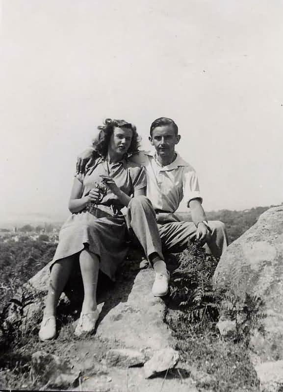 Alf und Maita in El Escorial, Sommer 1944