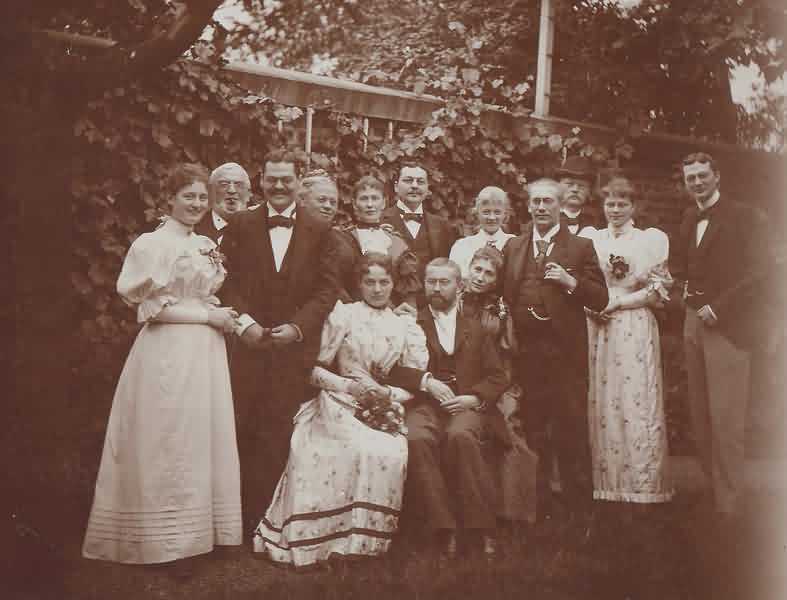Hochzeit Oscar Wiescher/Paula Bau, 1895